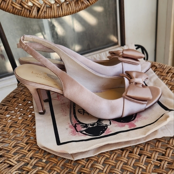 Kate Spade Satin Heels - Picture 7 of 11